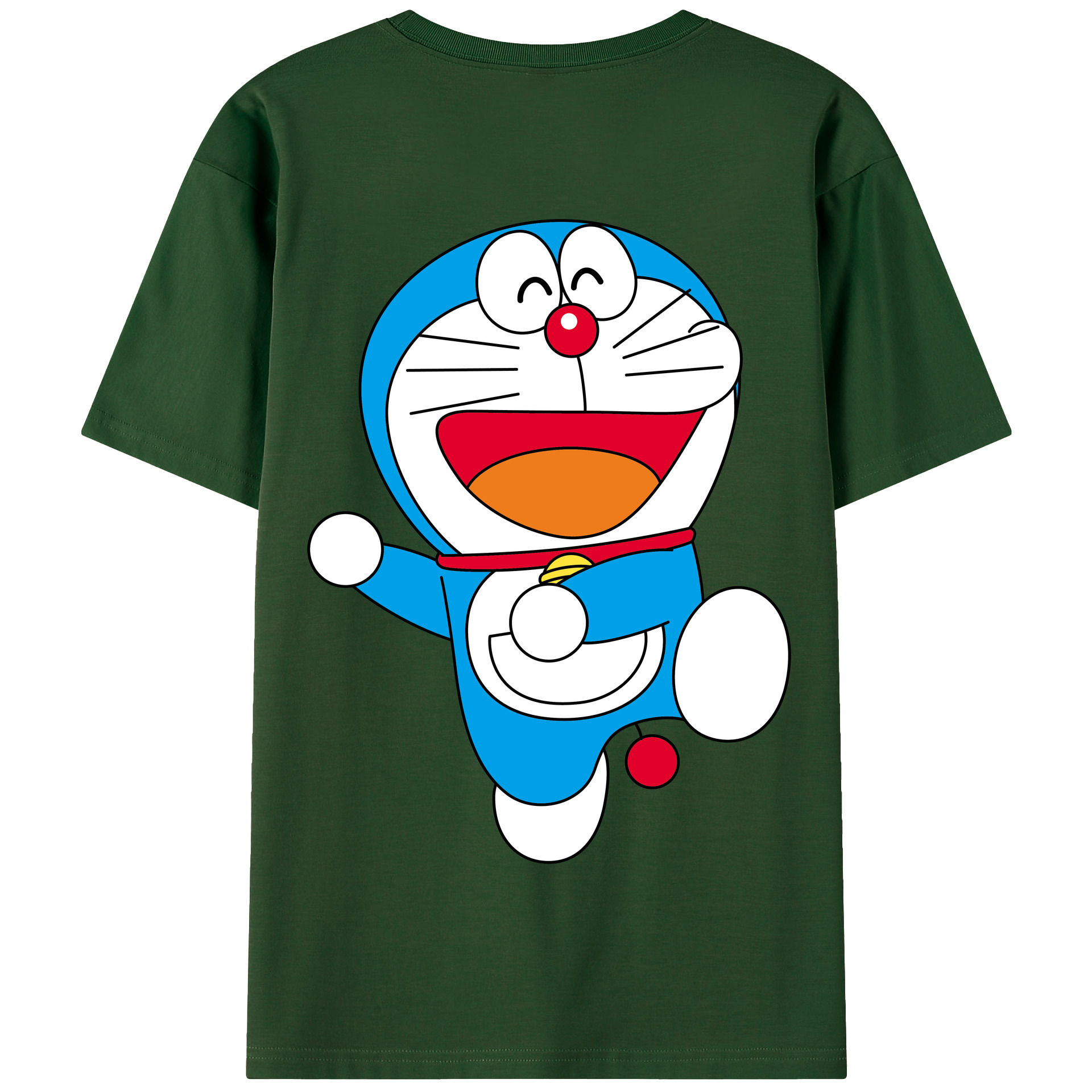 （画像用） ドラえもん Doraemon 綿100％半袖Tシャツ（背面プリント）